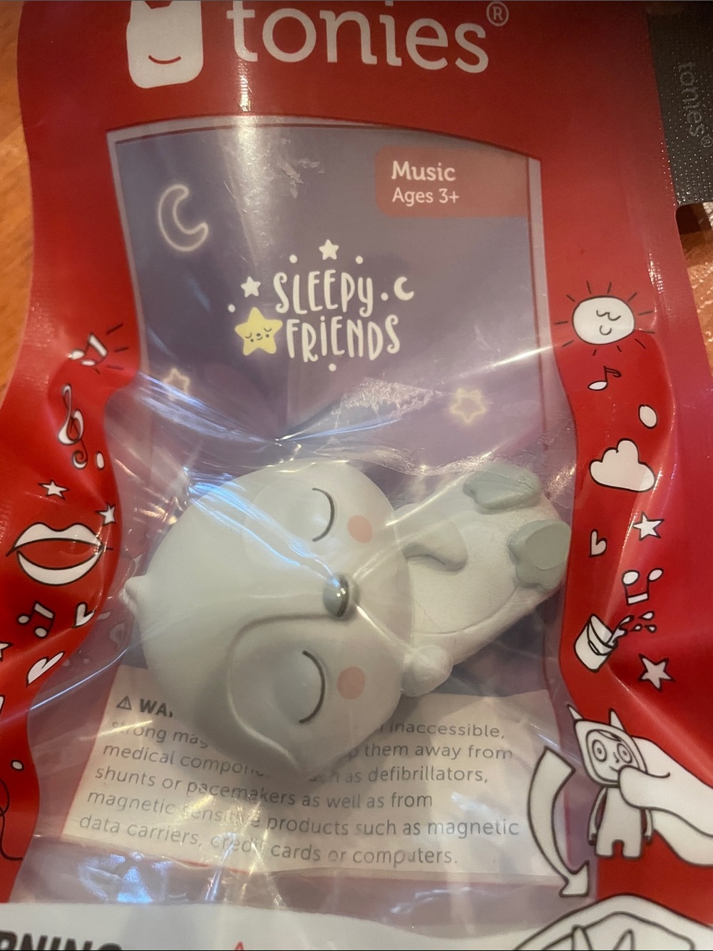 Tonies Sleepy Friends Soft Gray Music Figure for Toniebox